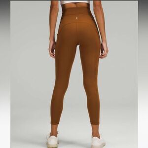 Lululemon Power Thru High-Rise Tight 25" Copper Brown Size 8